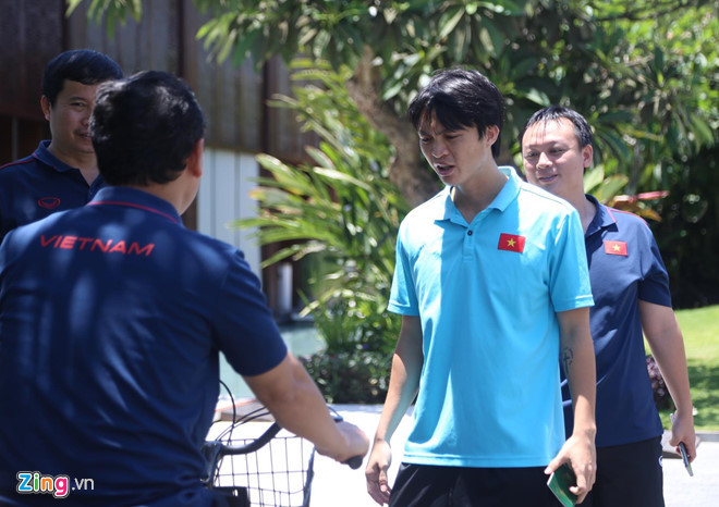 Tuấn Anh đang được điều trị đặc biệt để chuẩn bị cho trận đấu của Việt Nam với Indonesia.