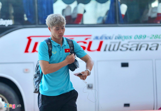 Công Phượng tập trung cùng đội tuyển Việt Nam.