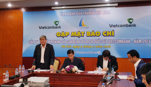 Gần 300 VĐV dự Giải Đua thuyền Rowing và Canoeing quốc gia 2016