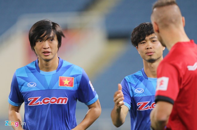 Công Phượng và Tuấn Anh đã tập trung cùng đội tuyển Việt Nam.