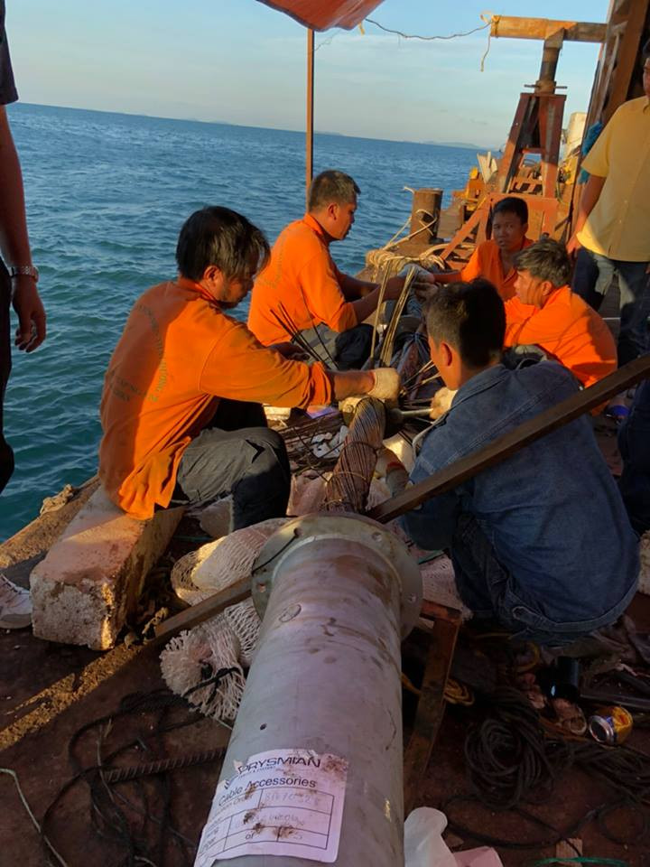 Sau 10 ngày bị sự cố cáp ngầm, Cô Tô được cấp điện trở lại.