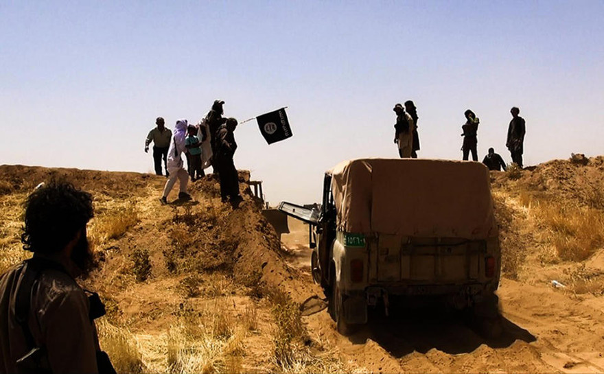 Các tay súng IS tại khu vực biên giới Iraq- Syria