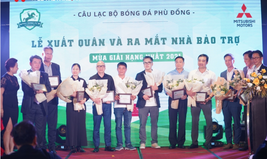 Phù Đổng FC hứa hẹn khiến cuộc đua ở giải hạng Nhất LS 2021 trở nên sôi động. (ảnh Anh Thanh)