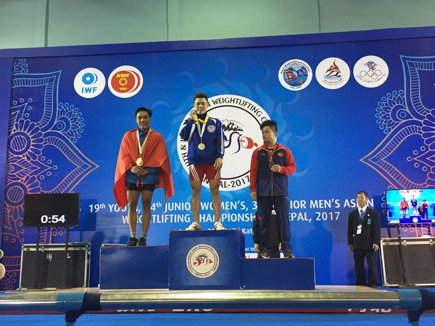 Lực sĩ Anh Tuấn giành HCV giải trẻ châu Á