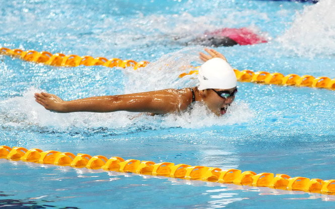 Ánh Viên thi đấu không thành công tại giải bơi thế giới