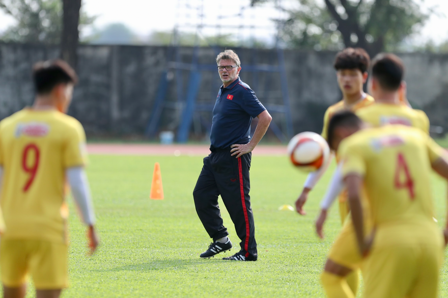 U22 Việt Nam có kết quả không tốt ở các trận đấu chuẩn bị cho SEA Games 32 (ảnh Hữu Phạm)