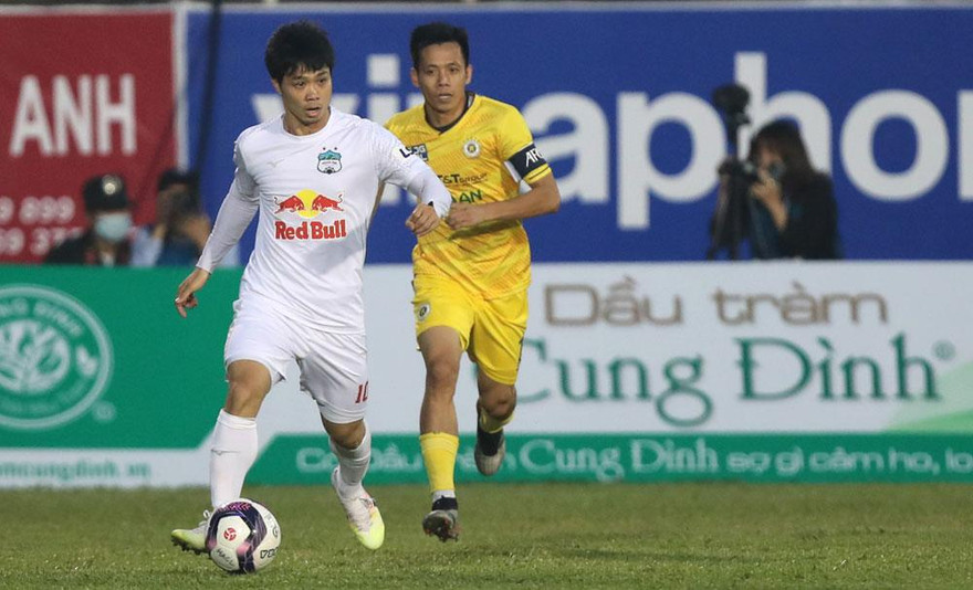 HAGL đang bay cao ở LS V-League 2021 nhưng sẽ phải đối đầu thử thách lớn trước Đông Á Thanh Hoá (ảnh Anh Tú)