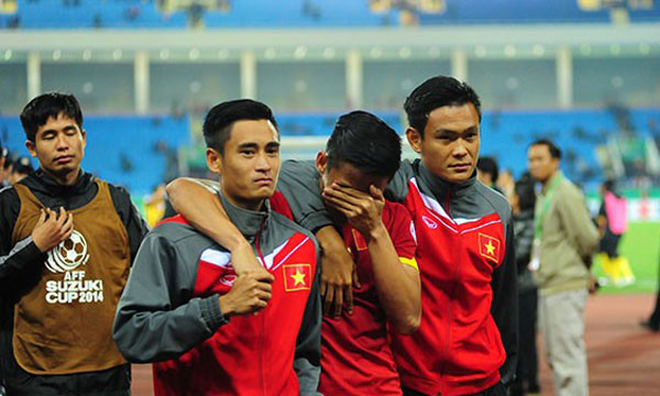 Mỹ Đình hôm qua quá lạnh khi giấc mơ mới thắp lên lại bị đánh cắp rồi. Ảnh: Thể thao hàng ngày. 