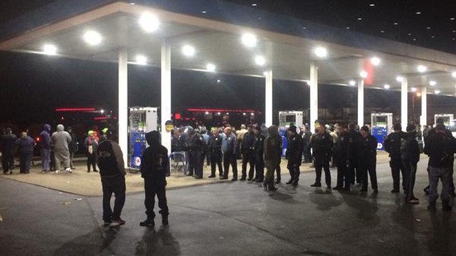 Hiện trường nơi xảy ra vụ việc 