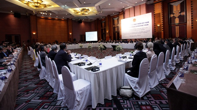 Diễn đàn Đối tác phát triển Việt Nam 2014 (VPDF 2014). Ảnh: Lê Anh Dũng.