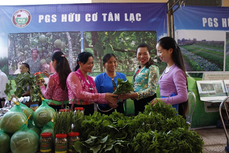Mô hình sản xuất nông nghiệp hữu cơ đang được mở rộng ở nhiều địa phương (Ảnh: Trung Hiền)