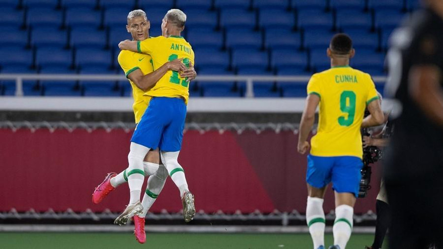 Richarlison giúp Olympic Brazil đè bẹp Đức trong ngày ra quân tại Thế vận hội Tokyo 2020. 