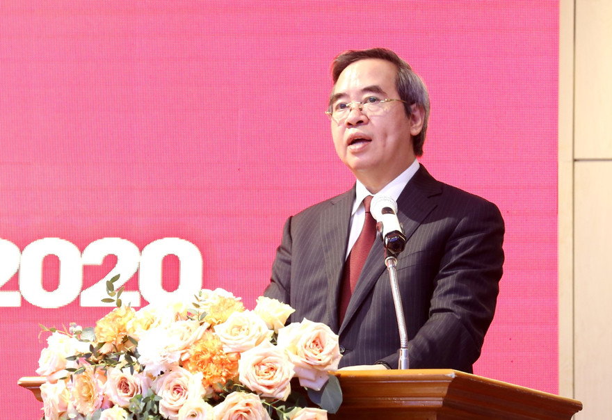 Ông Nguyễn Văn Bình, Ủy viên Bộ Chính trị, Bí thư Trung ương Đảng, Trưởng Ban Kinh tế Trung ương yêu cầu Đảng ủy Khối DN Trung ương tập trung chỉ đạo tiếp tục xử lý có hiệu quả, dứt điểm các dự án kém hiệu quả, thua lỗ.