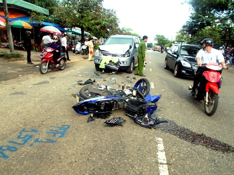 Hiện trường vụ TNGT