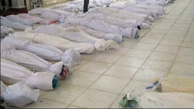 Vũ khí hóa học sát hại tính mạng của hàng ngàn người