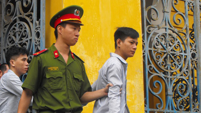 Bị cáo Nguyễn Văn Điệp tại tòa án