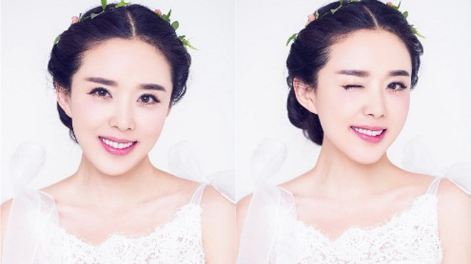 Nhan sắc “Hằng Nga” Nhan Đan Thần diện áo tân nương