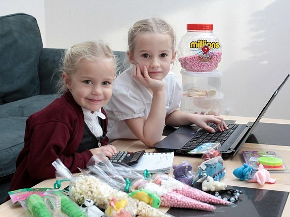 Hai nữ doanh nhân 'nhí' của nước Anh