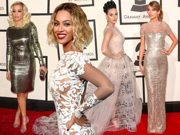Trang phục đẹp mắt của sao tại Grammy 2014