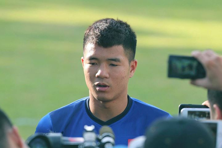 Hà Đức Chinh tự tin sẵn sàng thi đấu khi được ra sân. 