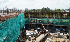 Trường học đầu tiên dần thành hình trên vùng đất 'chết' Bình Hưng Hòa