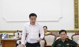 Trung tướng Mai Hoàng – Giám đốc Công an TPHCM phát biểu tại phiên họp