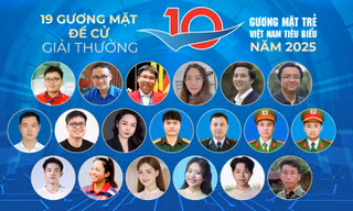 [Infographic] 19 đề cử Gương mặt trẻ Việt Nam tiêu biểu 2025