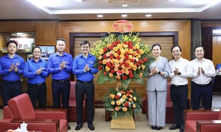 Lãnh đạo Ủy ban Trung ương MTTQ Việt Nam thăm, chúc mừng Trung ương Đoàn