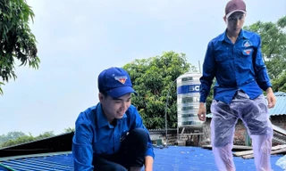 Tuổi trẻ Ninh Bình hỗ trợ người dân khắc phục ảnh hưởng bão số 3