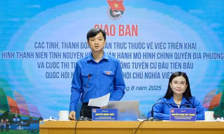 Thanh niên tình nguyện đẩy mạnh 'Mặt trận số' và hỗ trợ đổi thẻ đảng viên