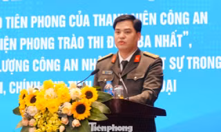Thanh niên Công an tiên phong thực hiện phong trào thi đua 'Ba nhất'