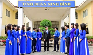 Bí thư Tỉnh ủy Trần Huy Tuấn gặp mặt, chúc mừng Tỉnh Đoàn Ninh Bình