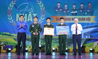 Ban Thanh niên Quân đội về nhất cuộc thi trực tuyến 'Tự hào Việt Nam'