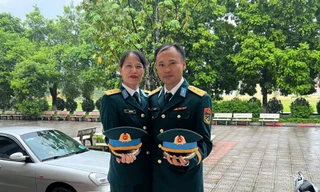 Vợ chồng sĩ quan Quân đội cùng góp sức trong nhiệm vụ A80
