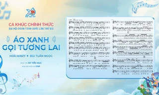 Ca sĩ Hòa Minzy thể hiện ca khúc chính thức của Đại hội Đoàn toàn quốc lần thứ XIII