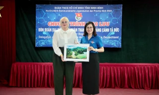 Tuổi trẻ Ninh Bình giao lưu, trao đổi kinh nghiệm với Liên đoàn Thanh niên Đảng Cánh tả Đức 