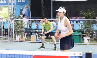 Sôi nổi giải pickleball thanh niên 'Đại đoàn kết'