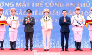 Tuyên dương 10 Gương mặt trẻ Công an Thủ đô xuất sắc tiêu biểu 
