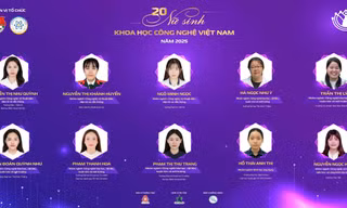 Công bố 20 nữ sinh khoa học công nghệ Việt Nam năm 2025 