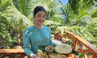 Bánh xèo sầu riêng và bánh khọt mít trứ danh ở cù lao Thới Sơn