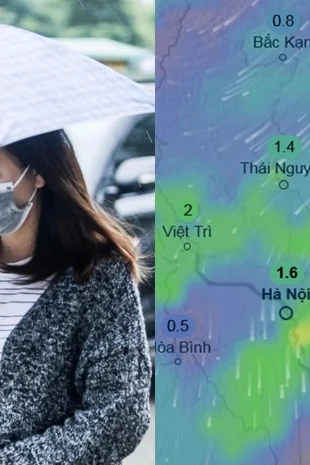 Dự báo Hà Nội sắp đón đợt rét đậm kèm mưa vào cuối tuần này