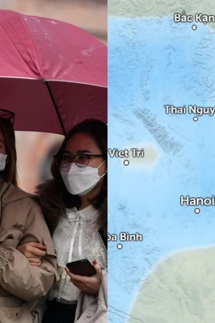 Dự báo Hà Nội có mưa ngày 17/12 khi không khí lạnh tăng cường tràn về