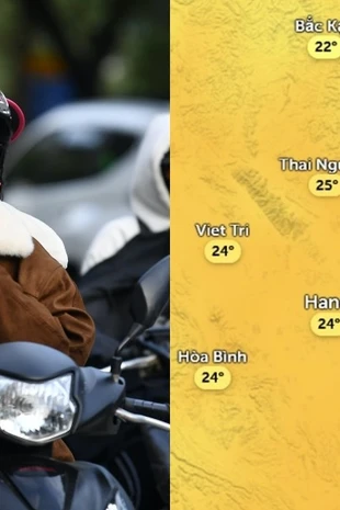 Dự báo không khí lạnh tiếp tục về Hà Nội trong ngày 9/3