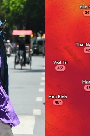 Hà Nội tăng nhiệt, dự báo nhiệt độ cảm nhận chạm ngưỡng 43 độ C