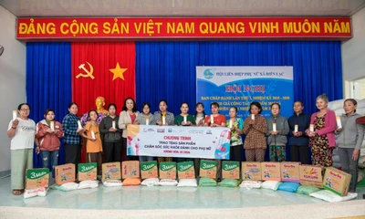 Nu Skin Việt Nam tặng 4.500 sản phẩm chăm sóc sức khỏe cho phụ nữ vùng bão lũ