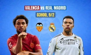 Valencia vs Real Madrid.