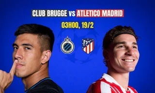  Club Brugge vs Atletico Madrid.