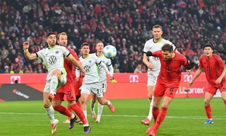 Bayern Munich vs Wolfsburg.