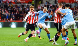 Man City vs Brentford.