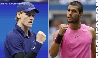 Jannik Sinner và Carlos Alcaraz.